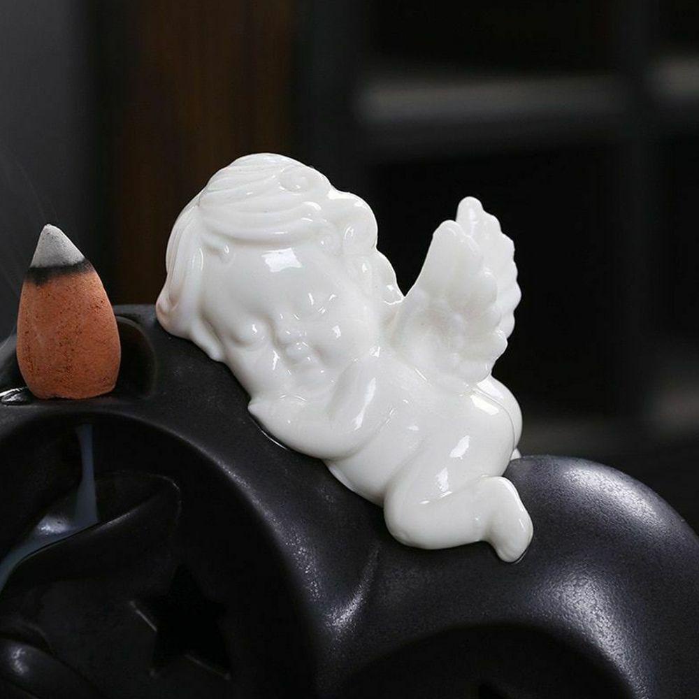Solighter Incense Burner Kerajinan Tangan Meditasi Keramik Tungku Aromaterapi