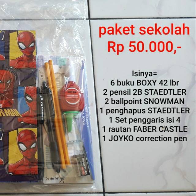 

Paket Alat Tulis Lengkap
