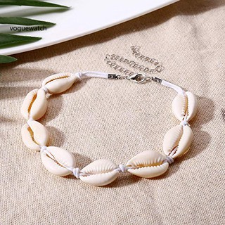 Vgwtbohemian Style Shell Rope Chain Choker Necklace Handmade Women Beach Jewelry
