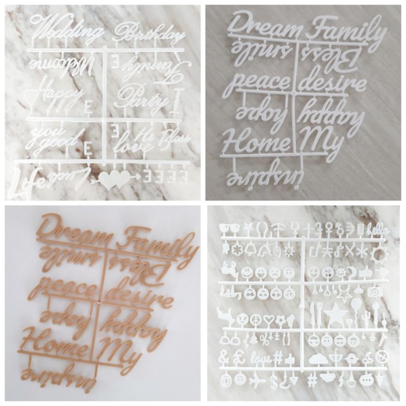 Special letter for letter board