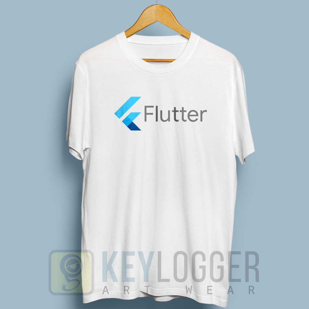Baju Kaos Flutter Programmer IT 91