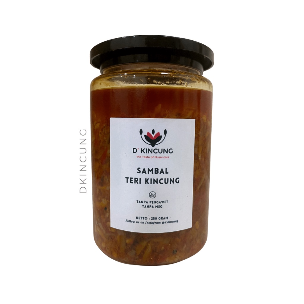 

Sambal Teri Kincung D'Kincung 250 Gram