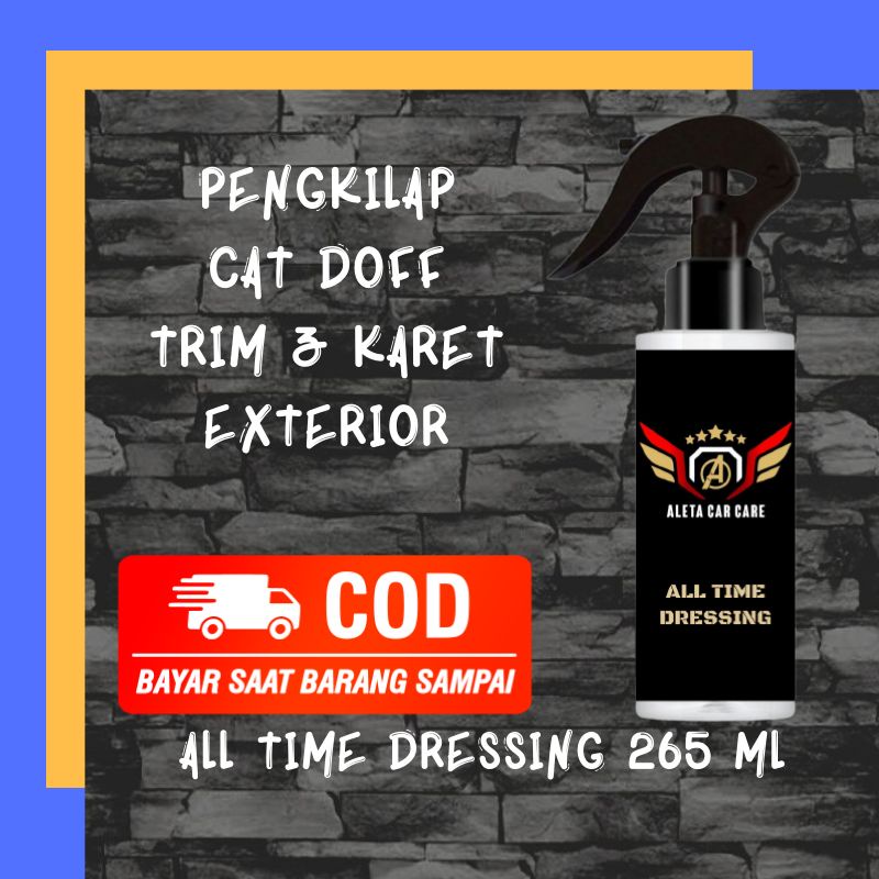 All Time Dressing | Pengkilap Body Motor Bodi Mobil Helm Cat Doff Matte | Semir Pengkilat / Penghita