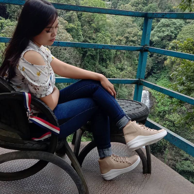 sepatu boots wanita, sepatu boots cewek, sepatu sneaker boot wanita, sepatu boot wedges GYT 4510