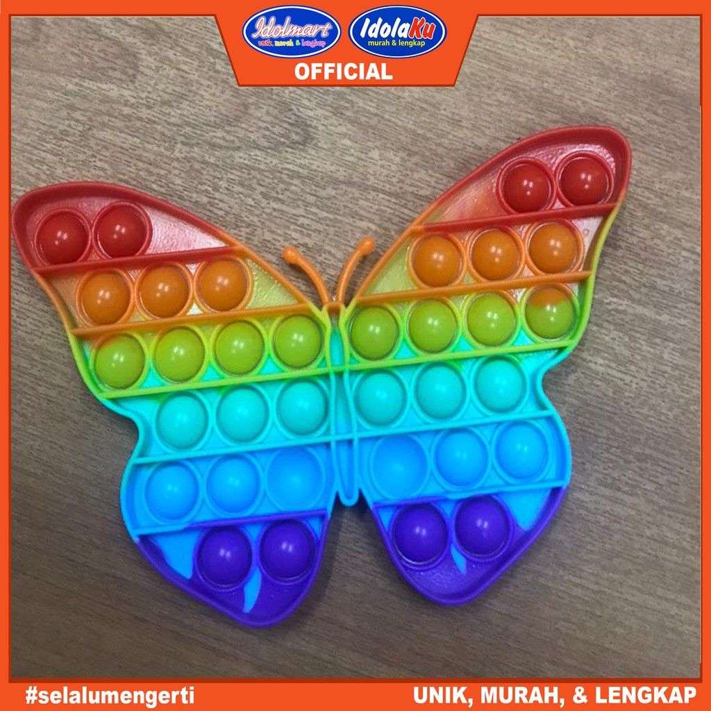 IDOLMART Mainan Anak Pop It POPIT Push Bubble Fidget Sensory Toys-2