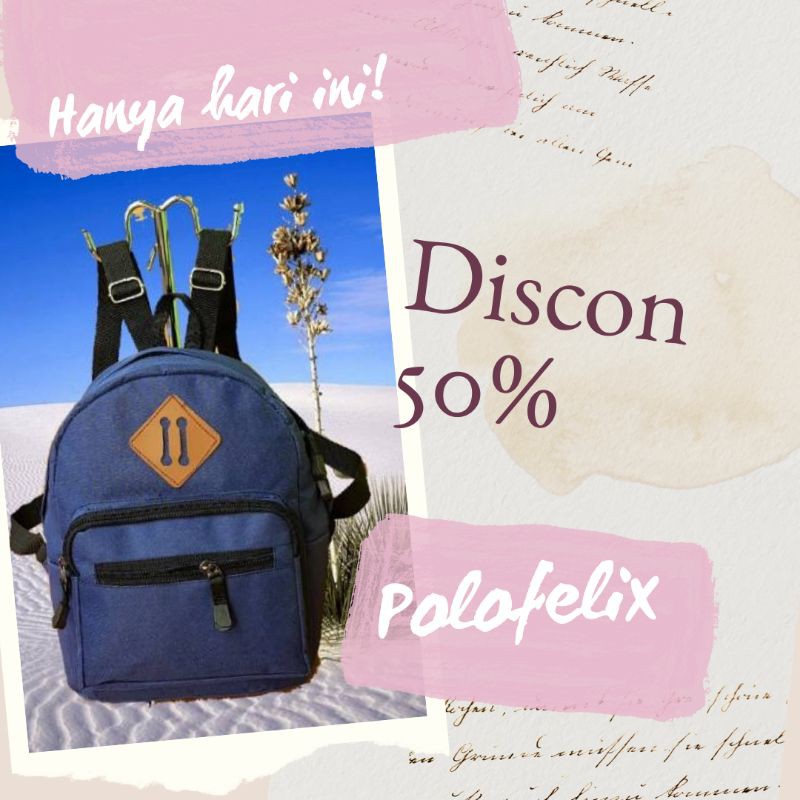 Cuci Gudang Tas ransel mini Tas backpack Wanita motif terbaru Ransel Wanita Polyster Fashion Tas Sekolah Siswa untuk Remaja Perempuan Ransel Wanita Warna Polos Kualitas Tas Muat Buku Tulis Travel Santai