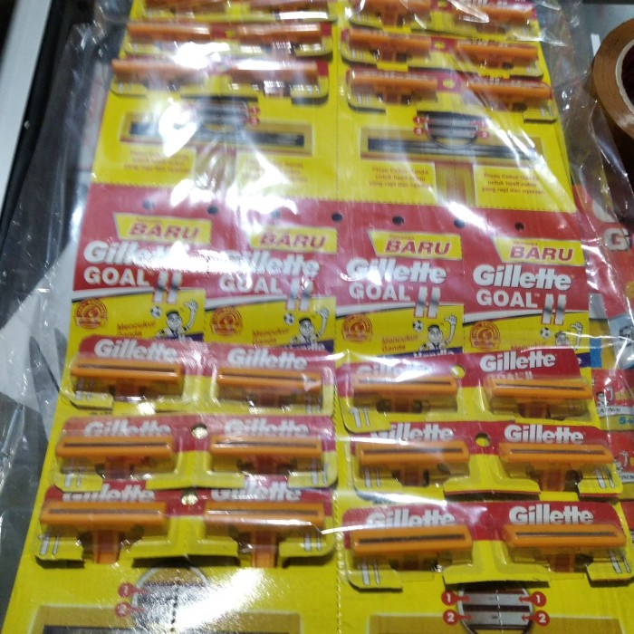 

(TERLARIS) grosir 24pcs Gillette goal II