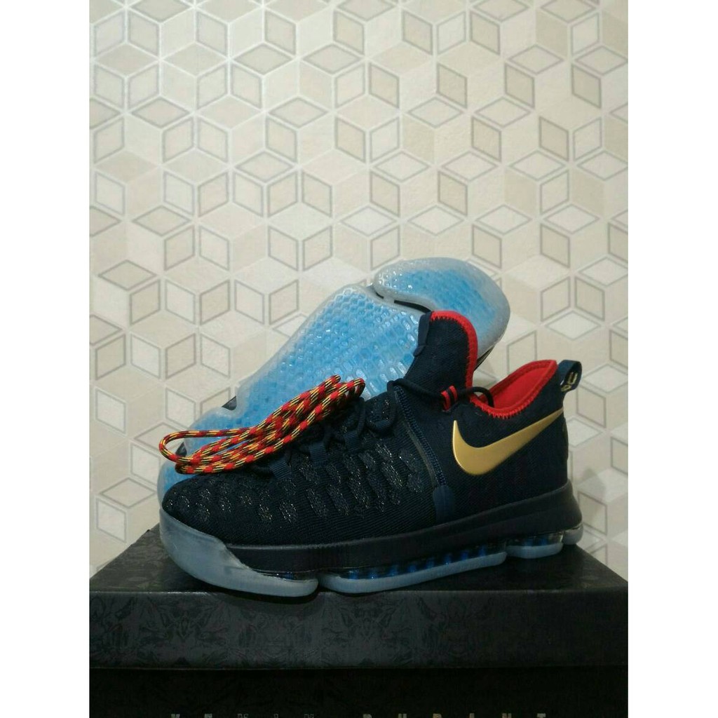 Sepatu Basket KuliahFREE KAOS KAKI sepatu basket nike KD 9 gold medal / kevin durant