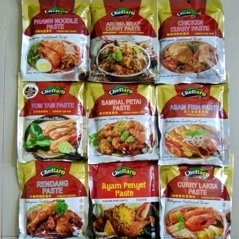 

Bumbu Paste siap saji/Bumbu instan/Bumbu instan malaysia