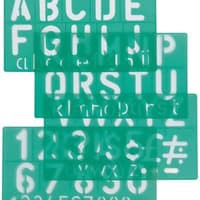 

Penggaris HURUF&ANGKA/Lettering stencils LINEX 8550 uk 50mm reff 5863