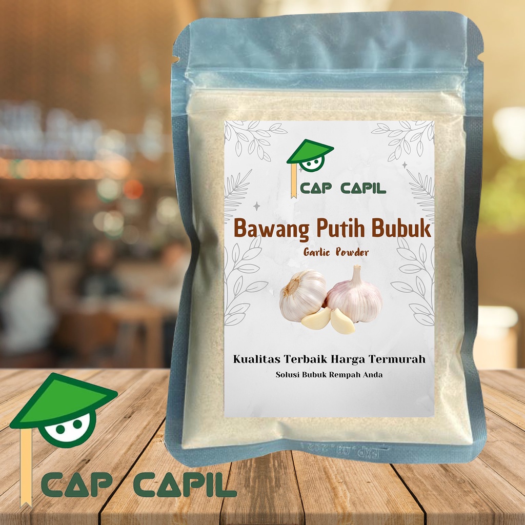 

Bawang Putih Bubuk 100 gr | Garlic Powder | Bubuk Bawang Putih Premium Quality
