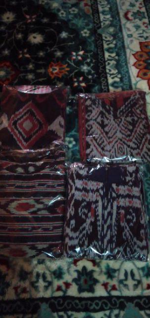 Dress Tenun Jepara Warna Merah
