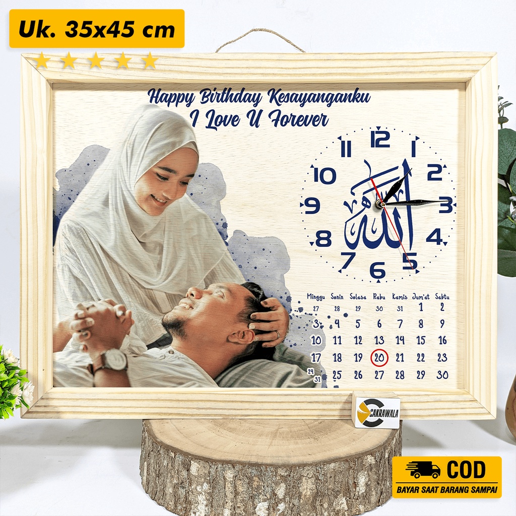 

Kado ulang tahun, anniversary gift Uk 35X45 , hadiah spesial hobbit pacar sahabat teman murmer lucu