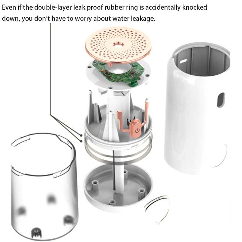 Pelembap Udara Ruangan Mobil Mist Humidifier 2 Spray Modes Nuansa Sunyi 220ml FGHGF - 7RHAL7WH