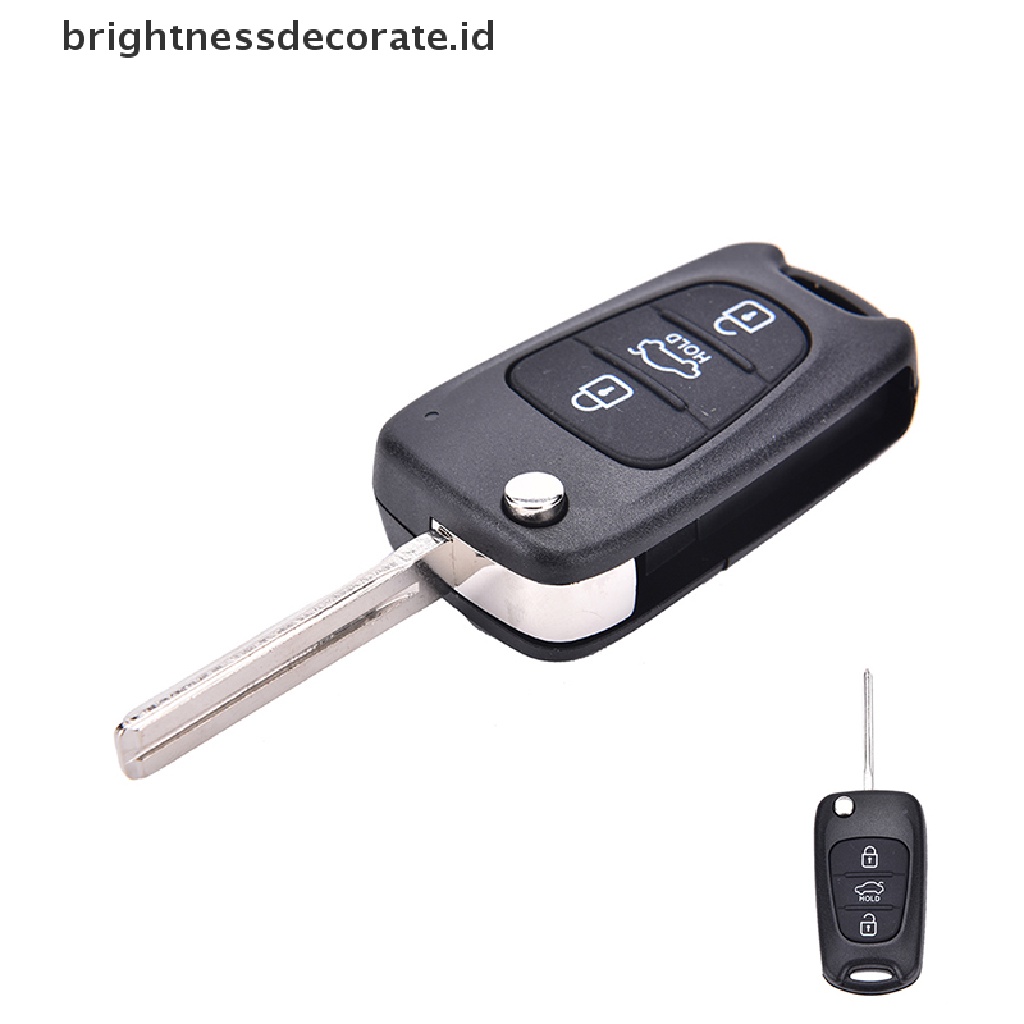 Case Remote Kunci Pengganti Model Flip Untuk Kia Rondo Sportage Soul Rio 3b S161C