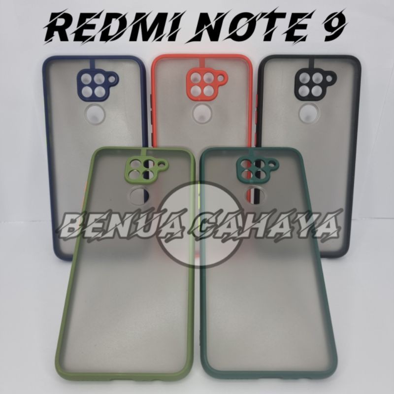 SOFT CASE DOVE REDMI NOTE 9  MATE TRANSPARAN SLIM FUZE MAKARON Ultrastore11