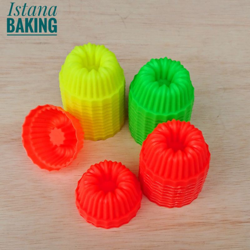 Istana Baking Cetakan Bolu Kukus Putu Ayu Bulat