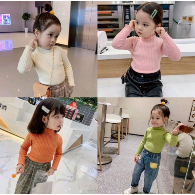 SWEATER RAJUT ANAK Perempuan Lengan Panjang 2-5 Thun