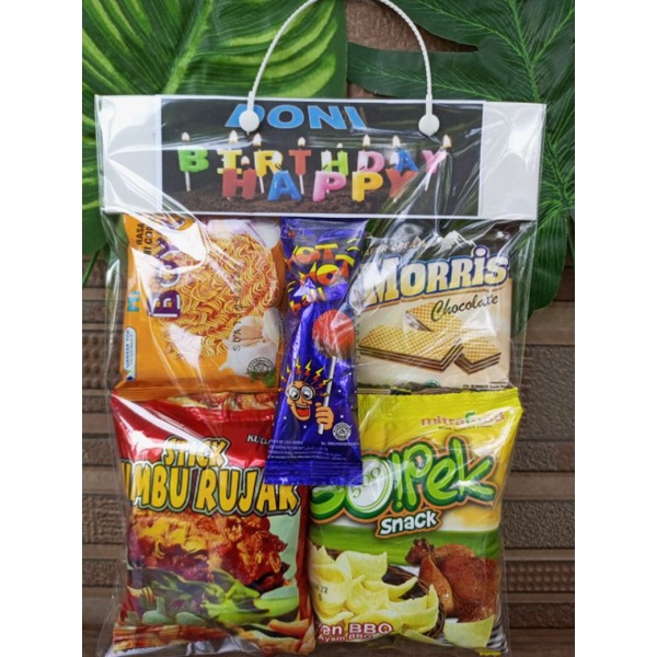 

Bingkisan ulang tahun anak/snack ulang tahun