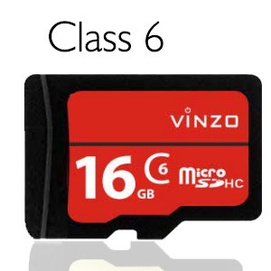 MEMORY CARD MICRO VINZO 16GB CLASS 6 - ORIGINAL