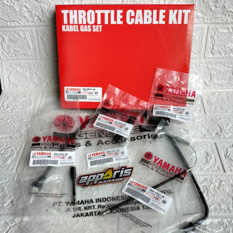 Kabel Gas Set Throttle Cable Kit FIZR F1ZR FORCE ORIGINAL YAMAHA