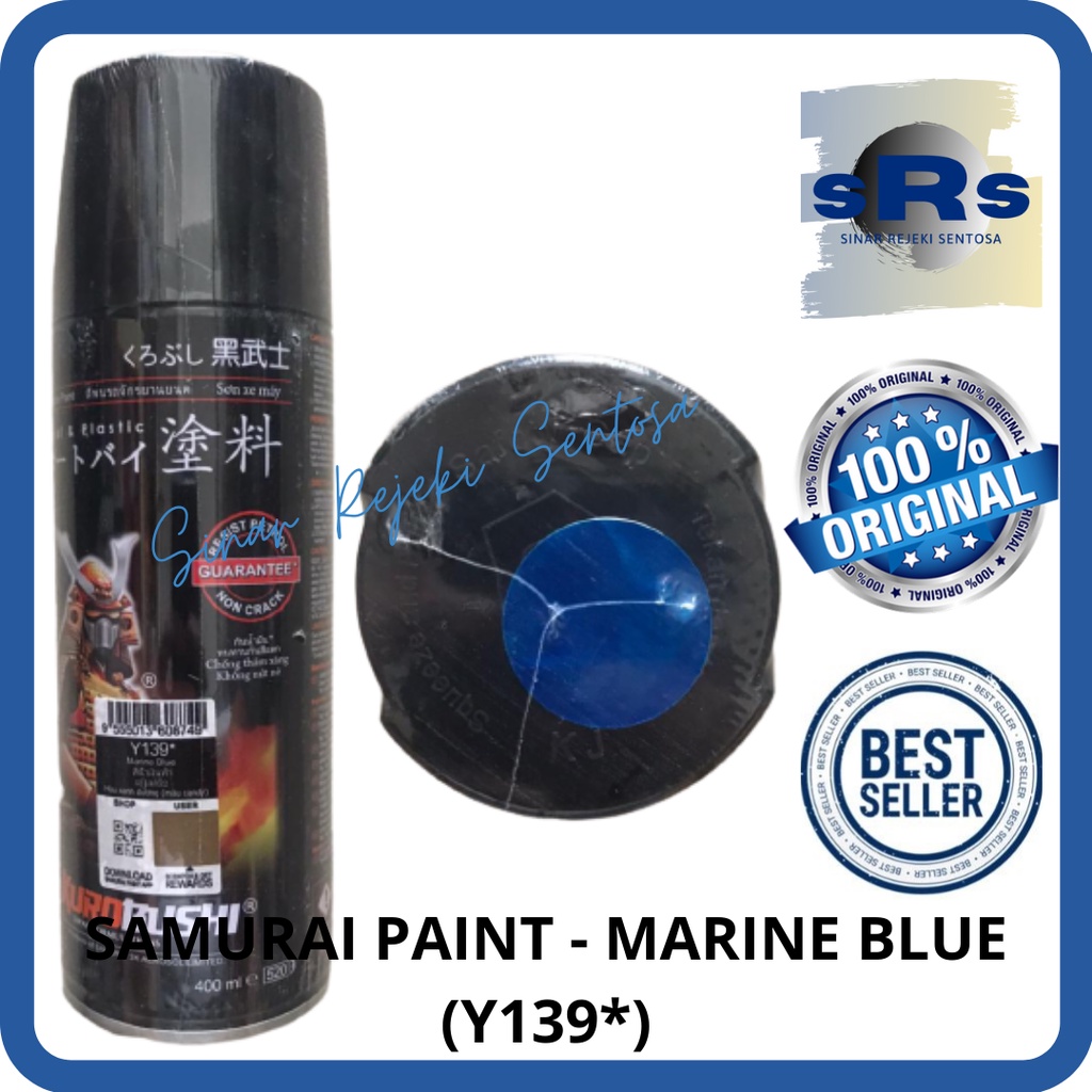 SAMURAI PAINT - CAT SAMURAI AEROSOL Y139* MARINE BLUE