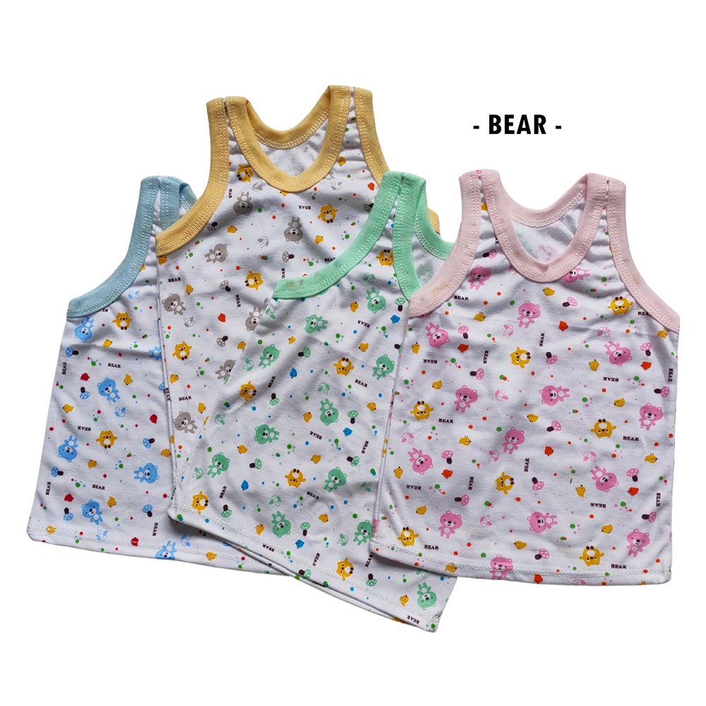 Singlet Bayi Anak DoubleKnit Printed