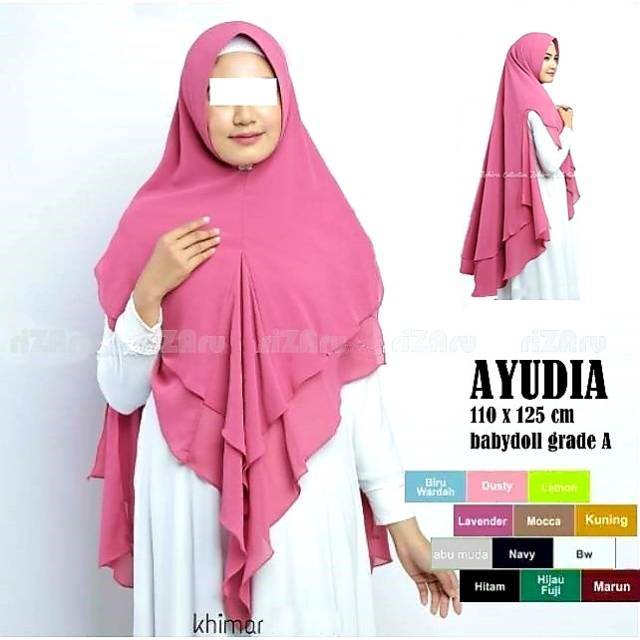 Kerudung Khimar Pinguin AYUDIA Qualitas Original