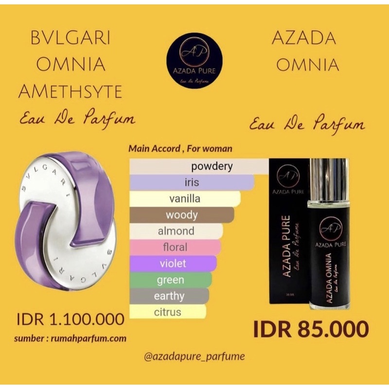 Azada Pure Omniaa Parfume for Woman