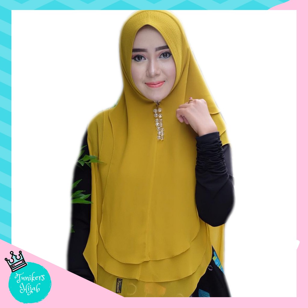  PROMO Hijab Jilbab  Instan  Syari Khimar Ceruti  Trivia 3 