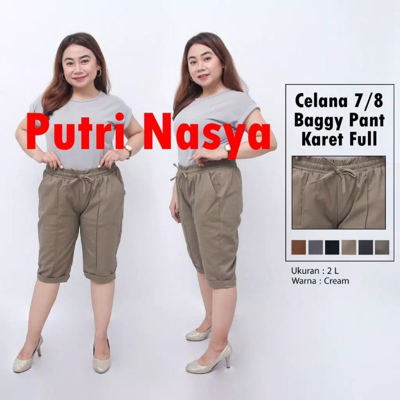 CELANA PENDEK 7/8 JUMBO | CELANA PENDEK WANITA | RECOMENDED