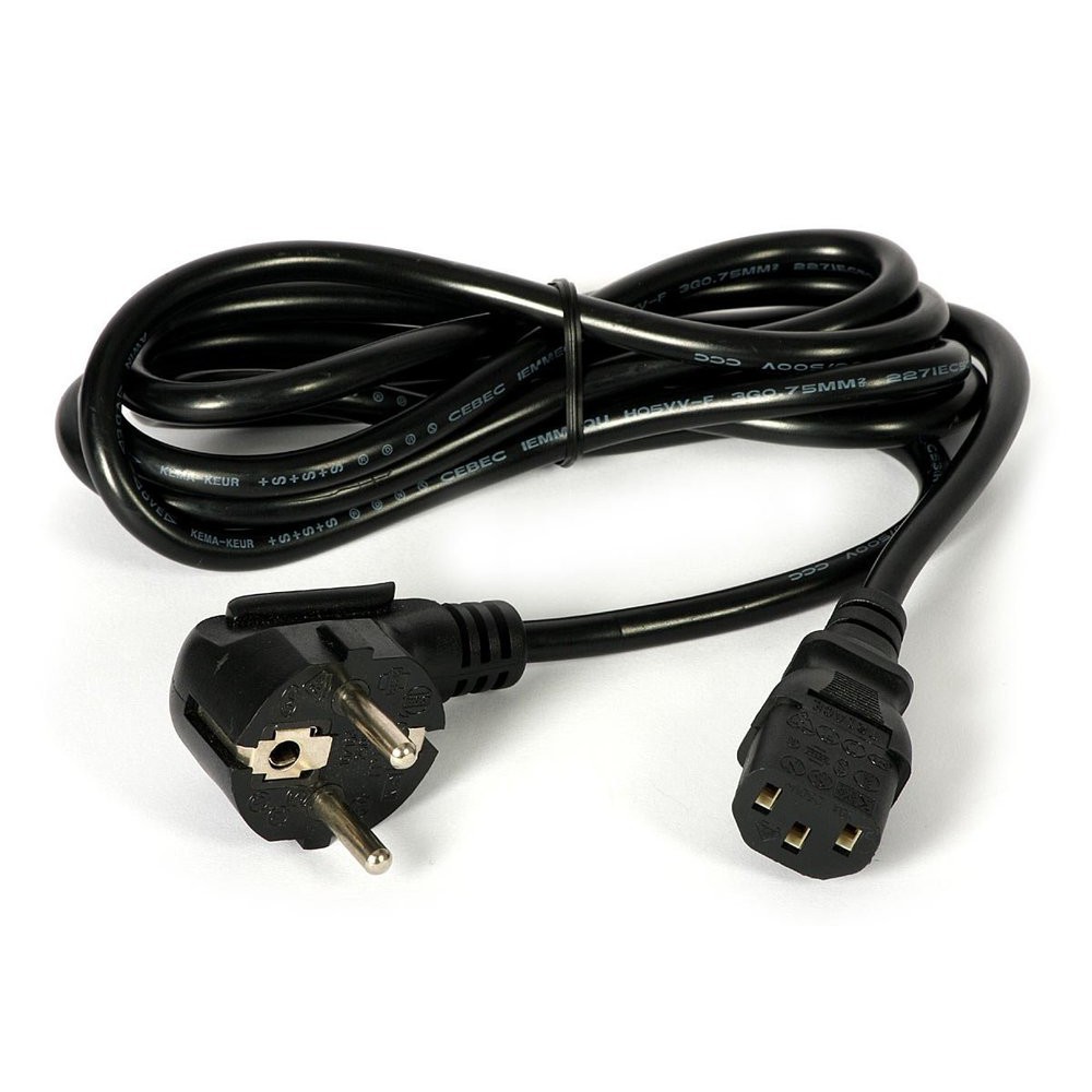 KPCLC15 | KABEL POWER CPU CENTRO 1.5 M 3 X 0.5 MM (BLACK)