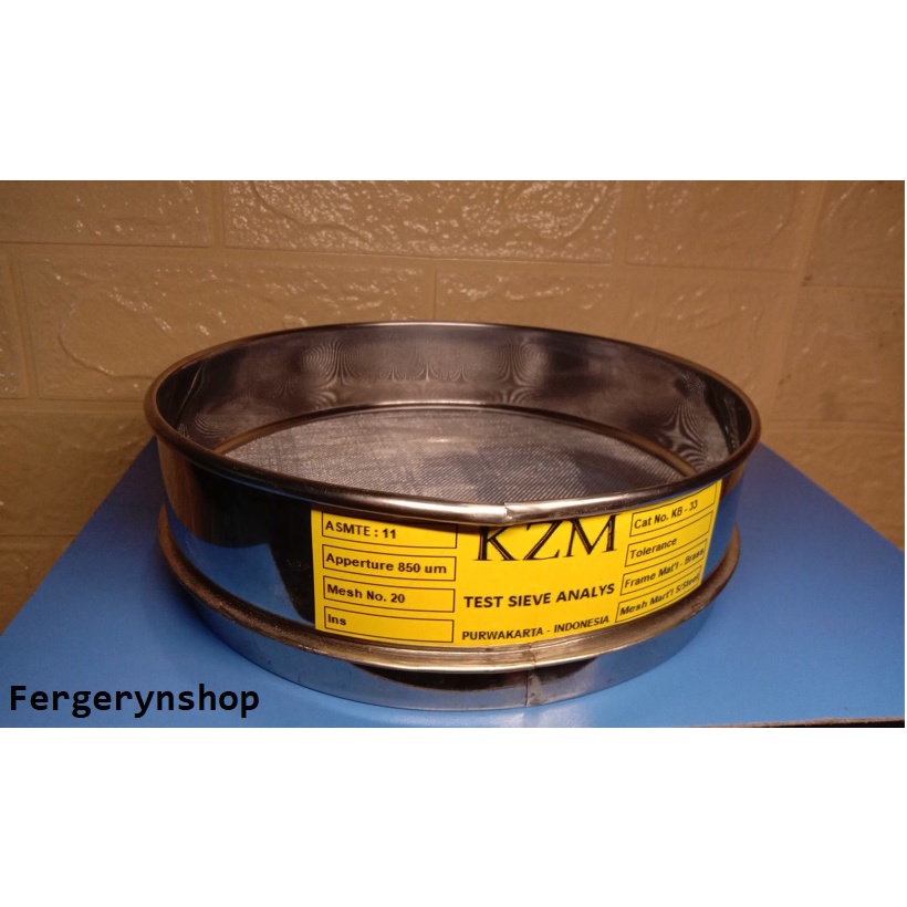 Sieve Test Mesh 20 Sieve Ayakan Stainless Mesh 20 ( 850 um )