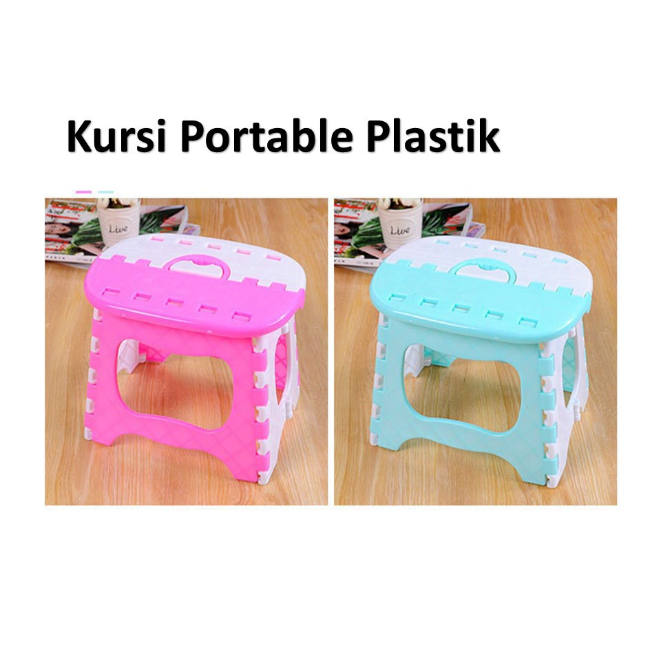 Kursi Lipat Plastik Portable