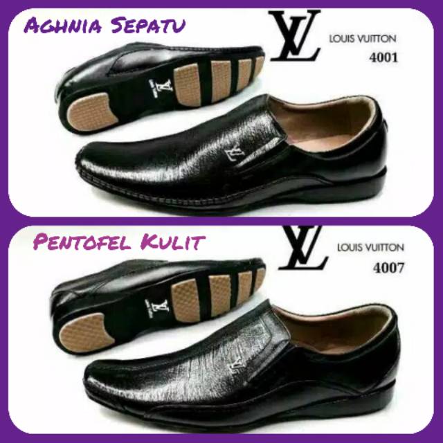  SEPATU  PENTOFEL PRIA  SEPATU  FORMAL KULIT ORIGINAL LOUIS 