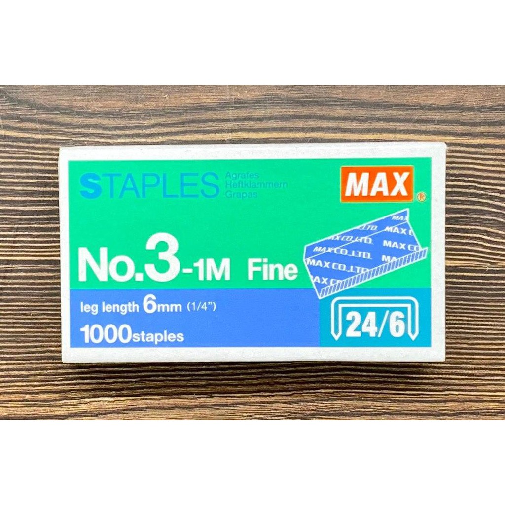 

Isi Staples Max No 3 Length 6mm - MS90112
