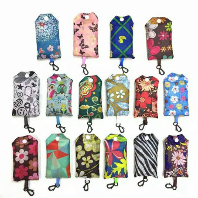 Handbag 04 Tas Belanja Lipat Tas Jinjing Lipat Motif lucu