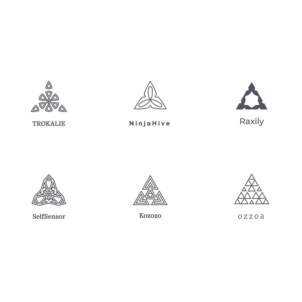 Logo Creator Triangle Shapes Edition - Photoshop &amp; Illustrator