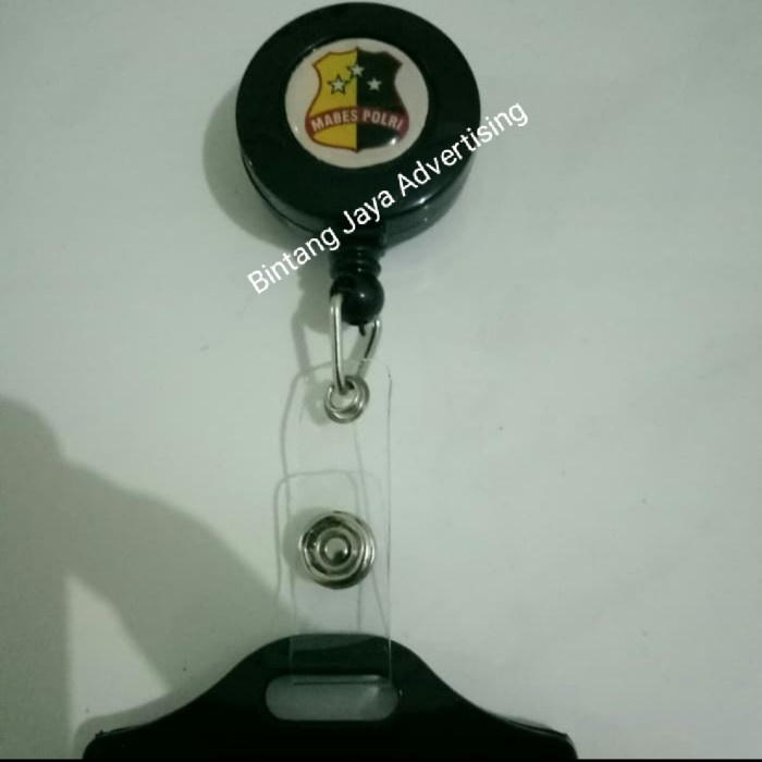 

Hemat Name Tag Id Card Case Karet Hitam Plus Yoyo Dan Logo Mabes Polri Murah