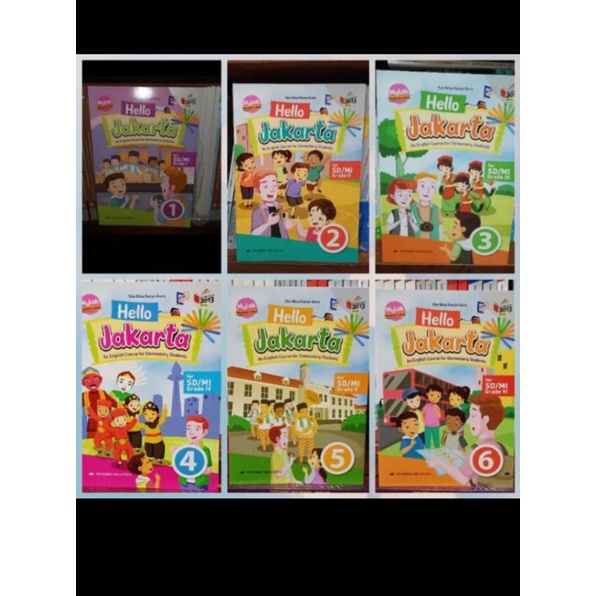 HELLO JAKARTA KLS 1.2.3.4.5.6 SD BEKAS/ BARU