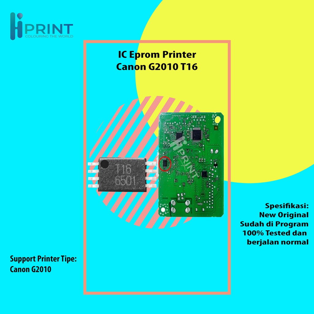 IC Eprom Canon G2010 T16, IC Eeprom Reset Canon G2010, Resetter Printer Canon G2010 T16 New