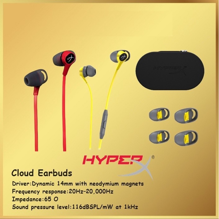 HyperX Cloud Earbuds Gaming Headphones With Mic