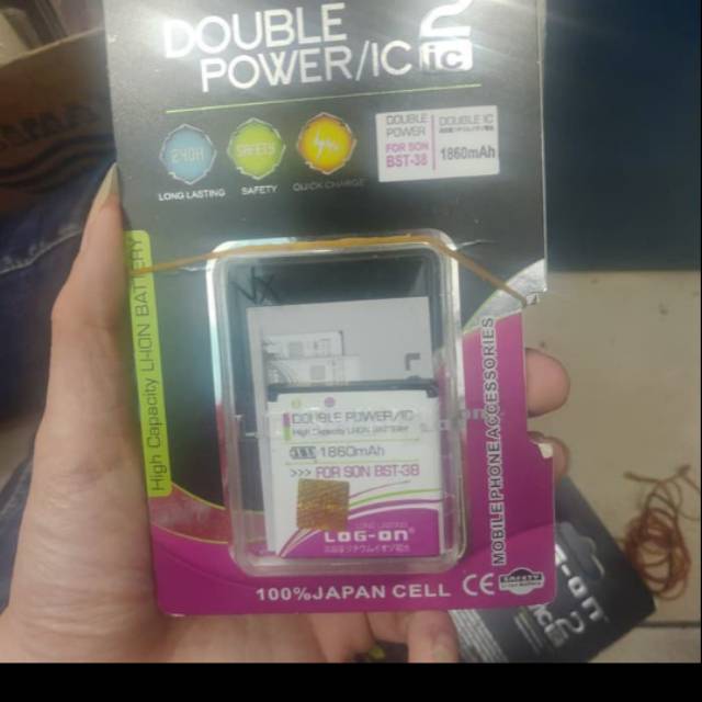 Baterai battery SONY BST-38 Log-On