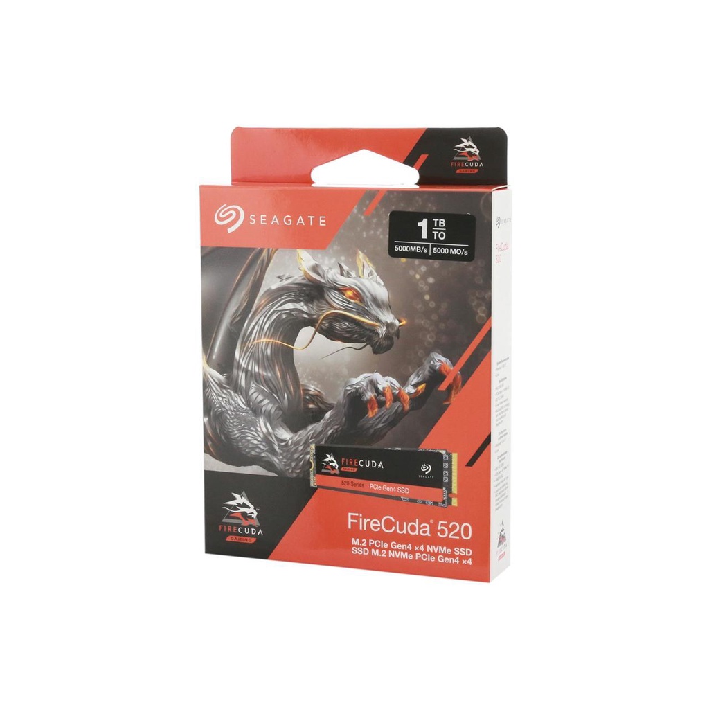 SEAGATE Firecuda SSD 520 1TB M.2 NVMe 1.3 SSD PCIe Gen4