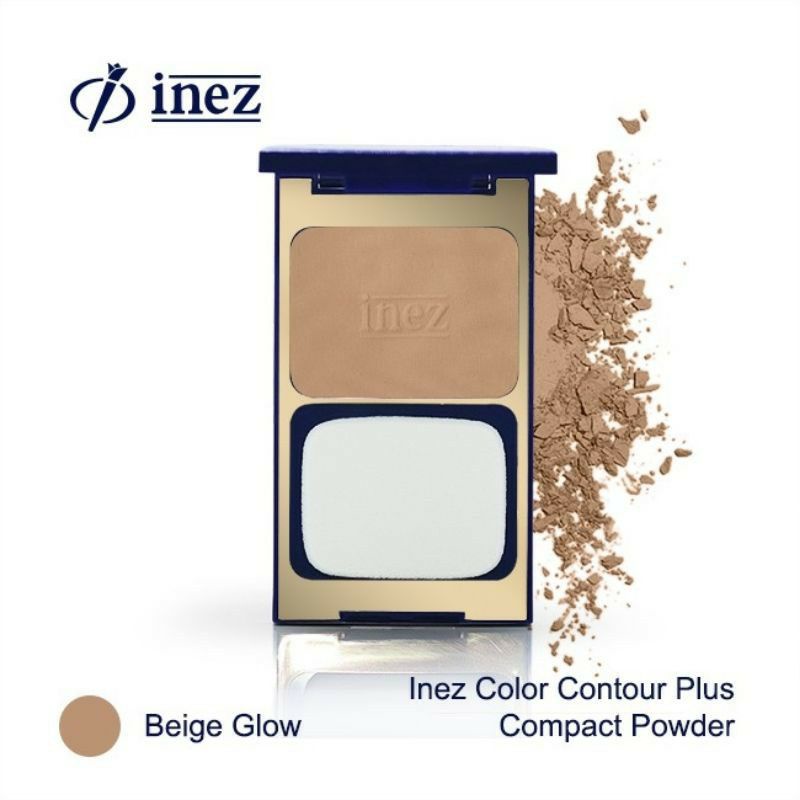 Inez Compact Powder dan refill with puff