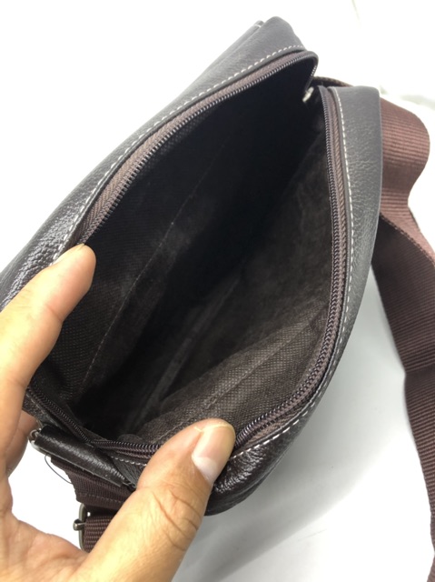 TAS KULIT ASLI SELEMPANG ROZER UKURAN M TAS SELEMPANG KULIT ASLI TAS KULIT PRIA TAS SELEMPANG PRIA