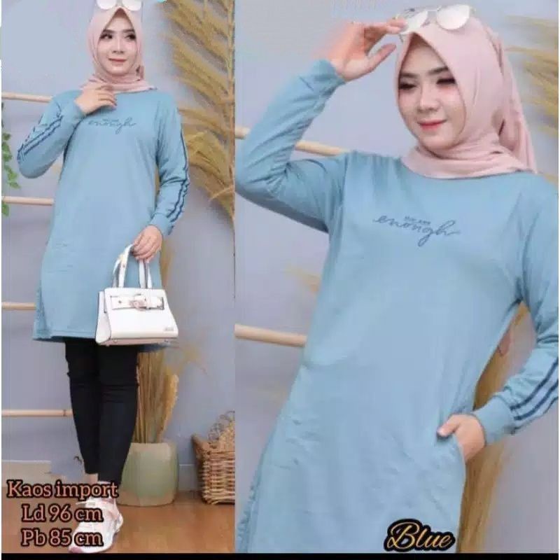 TUNIK KAOS BABYTERRY | TUNIK WANITA TERBARU