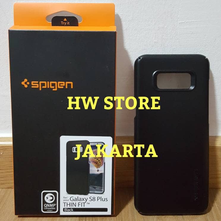 BARU ORIGINAL SPIGEN THIN FIT SAMSUNG GALAXY S8+ / S8 PLUS - BLACK