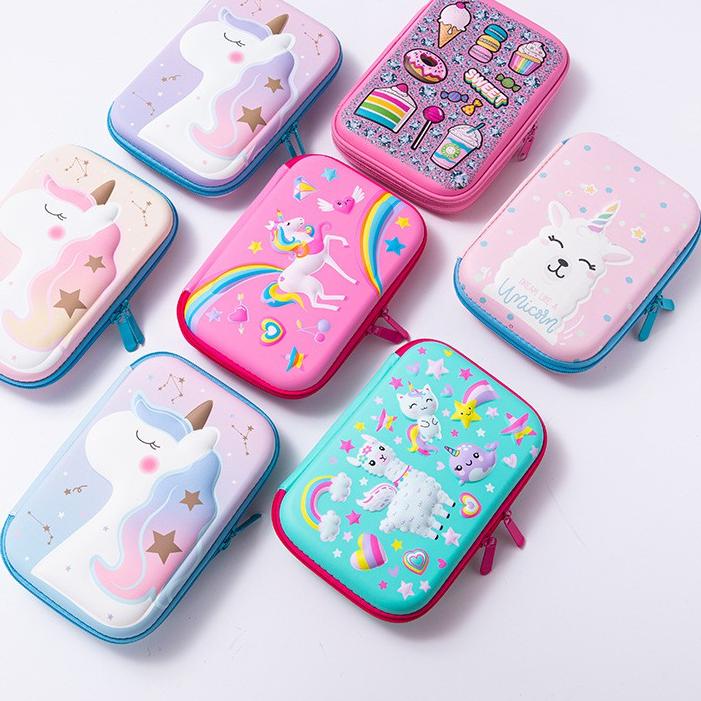 

Promo - Kotak Pensil Anak Tempat pensil 3D Timbul Hardcase astronot unicorn import kado ultah anak perempuan