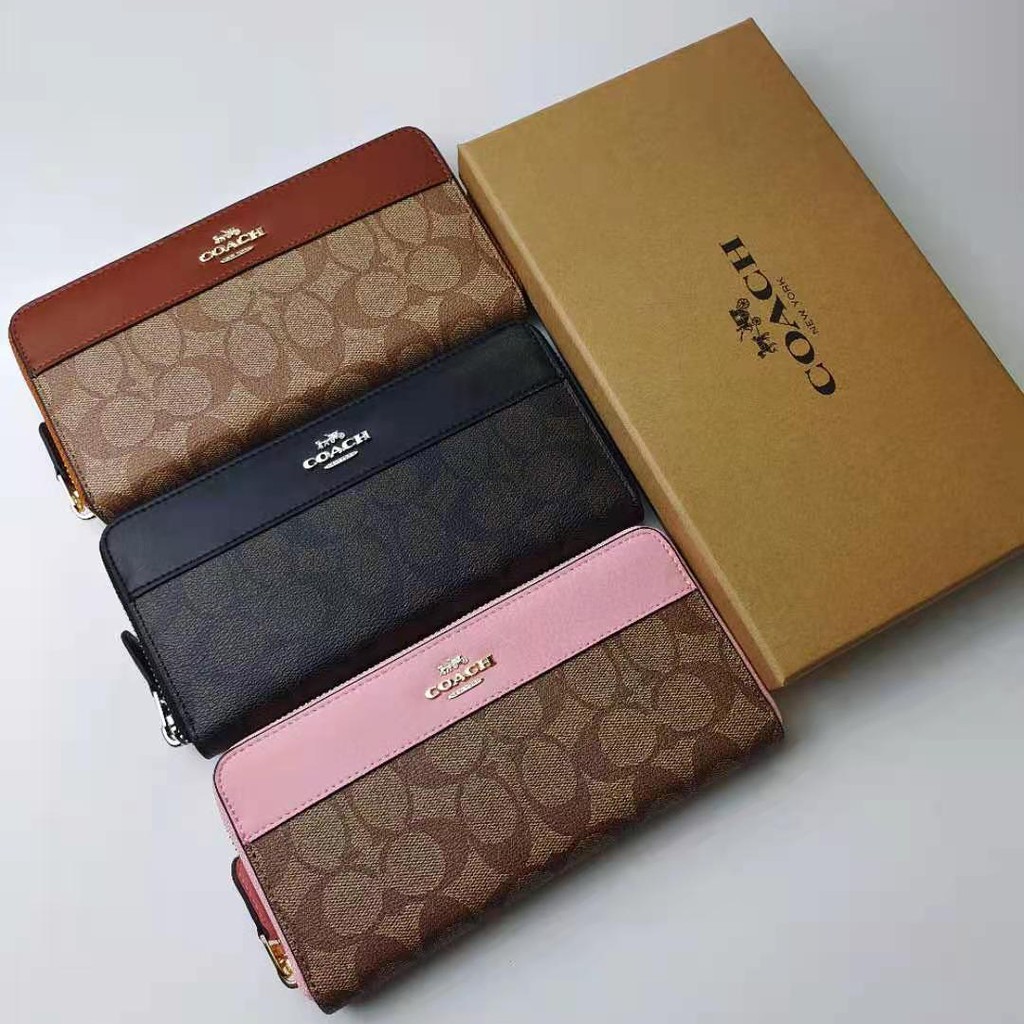baru coach 76873 Tas Wanita Dompet Dompet Panjang dompet wanita import dompet panjang Dompet koin
